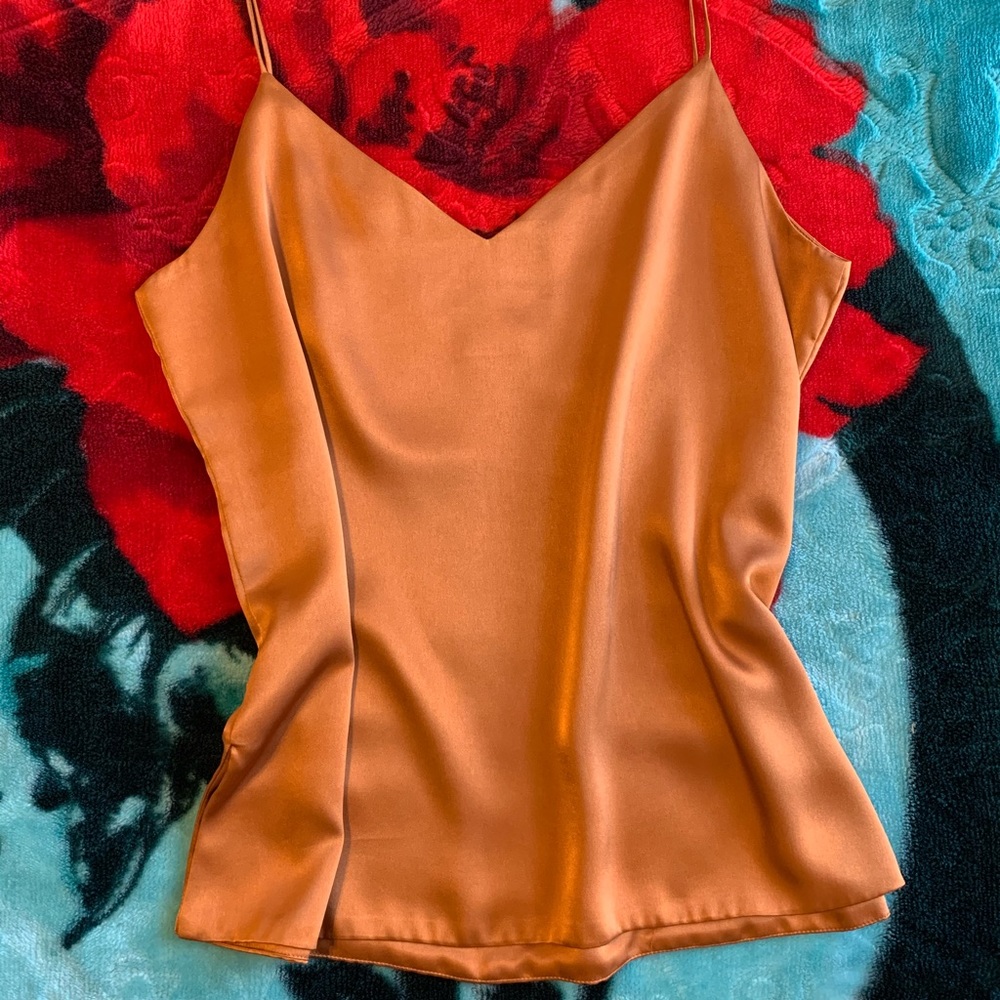 Vintage Polyester Satin Cami Top
